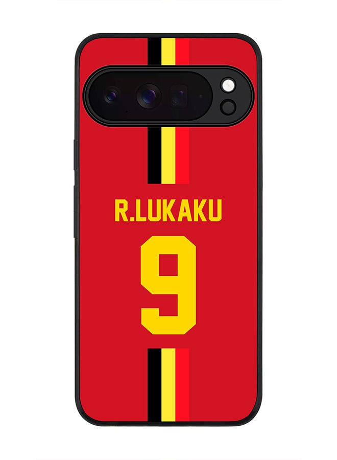 Stylizedd For Google Pixel 10 Pro XL Case,Slim fit Camera Protection, Shockproof Thin Phone cover  - Football - Belgium,  R.Lukaku - Image 1